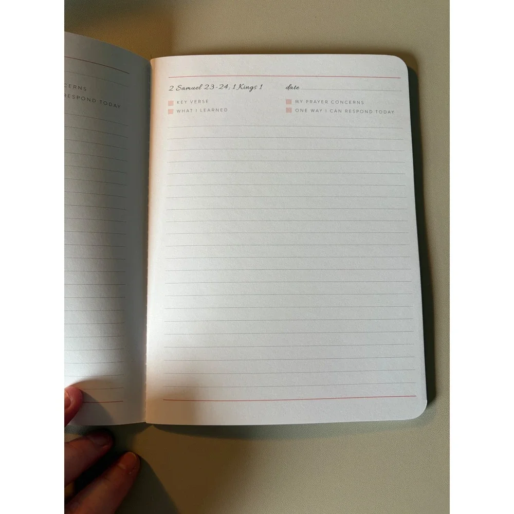 Old Testament Journal Ruth - Job Yellow Softcover Guided Bible Study Notebook